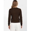 image:imageANRABESS Womens Cropped Lightweight Long Sleeve Sweater  CrewNeck Soft Ribbed Knit PulloverSlim Fit TopsBusiness Casual OutfitsWork Office AllDay WearFall Winter ClothesCoffee