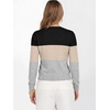 image:imageANRABESS Womens Cropped Lightweight Long Sleeve Sweater  CrewNeck Soft Ribbed Knit PulloverSlim Fit TopsBusiness Casual OutfitsWork Office AllDay WearFall Winter ClothesBlackbeigegrey