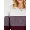 image:imageANRABESS Womens Cropped Lightweight Long Sleeve Sweater  CrewNeck Soft Ribbed Knit PulloverSlim Fit TopsBusiness Casual OutfitsWork Office AllDay WearFall Winter ClothesWhitecoffeered