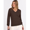 image:imageANRABESS Womens Fall Long Sleeve V Neck Light Sweaters  Lightweight Soft Basic Pullover TopsBusiness Casual Work OutfitsTravel Vacation All Day WearSpring Winter Layer ClothingCoffee