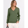 image:imageANRABESS Womens Fall Long Sleeve V Neck Light Sweaters  Lightweight Soft Basic Pullover TopsBusiness Casual Work OutfitsTravel Vacation All Day WearSpring Winter Layer ClothingArmy Green