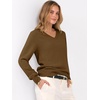 image:imageANRABESS Womens Fall Long Sleeve V Neck Light Sweaters  Lightweight Soft Basic Pullover TopsBusiness Casual Work OutfitsTravel Vacation All Day WearSpring Winter Layer ClothingCaramel