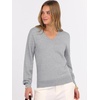 image:imageANRABESS Womens Fall Long Sleeve V Neck Light Sweaters  Lightweight Soft Basic Pullover TopsBusiness Casual Work OutfitsTravel Vacation All Day WearSpring Winter Layer ClothingLight Grey