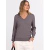 image:imageANRABESS Womens Fall Long Sleeve V Neck Light Sweaters  Lightweight Soft Basic Pullover TopsBusiness Casual Work OutfitsTravel Vacation All Day WearSpring Winter Layer ClothingNutmeg