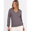 image:imageANRABESS Womens Fall Long Sleeve V Neck Light Sweaters  Lightweight Soft Basic Pullover TopsBusiness Casual Work OutfitsTravel Vacation All Day WearSpring Winter Layer ClothingNutmeg