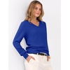 image:imageANRABESS Womens Fall Long Sleeve V Neck Light Sweaters  Lightweight Soft Basic Pullover TopsBusiness Casual Work OutfitsTravel Vacation All Day WearSpring Winter Layer ClothingRoyal Blue