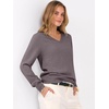 image:imageANRABESS Womens Fall Long Sleeve V Neck Light Sweaters  Lightweight Soft Basic Pullover TopsBusiness Casual Work OutfitsTravel Vacation All Day WearSpring Winter Layer ClothingNutmeg