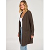 image:imageANRABESS Womens Lightweight Open Front Cardigan Sweaters  Long Sleeve Draped V Neck Coat With Pockets Soft Stretchy Knit Work Business Casual Outfits2026 Fall Trendy Travel OutingsBrown