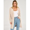 image:imageANRABESS Womens Lightweight Open Front Cardigan Sweaters  Long Sleeve Draped V Neck Coat With Pockets Soft Stretchy Knit Work Business Casual Outfits2026 Fall Trendy Travel OutingsAlmond
