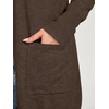 image:imageANRABESS Womens Lightweight Open Front Cardigan Sweaters  Long Sleeve Draped V Neck Coat With Pockets Soft Stretchy Knit Work Business Casual Outfits2026 Fall Trendy Travel OutingsBrown