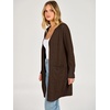 image:imageANRABESS Womens Lightweight Open Front Cardigan Sweaters  Long Sleeve Draped V Neck Coat With Pockets Soft Stretchy Knit Work Business Casual Outfits2026 Fall Trendy Travel OutingsCoffee