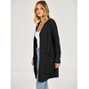 image:imageANRABESS Womens Lightweight Open Front Cardigan Sweaters  Long Sleeve Draped V Neck Coat With Pockets Soft Stretchy Knit Work Business Casual Outfits2026 Fall Trendy Travel OutingsBlack