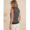image:imageANRABESS Womens Sleeveless Sweater Vest Striped Tank Tops  Crochet Knit Crew Neck Lightweight Soft Comfy Vacation Travel Work Casual Outfits Sping Summer Layering ClothesBlack White