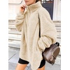 image:imageANRABESS Womens Sweatshirt Sherpa Fuzzy Fleece Zip Up Hoodies Cozy Pullover Soft Sweaters Tops 2026 Fall Trendy ClothesApricot