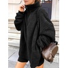 image:imageANRABESS Womens Sweatshirt Sherpa Fuzzy Fleece Zip Up Hoodies Cozy Pullover Soft Sweaters Tops 2026 Fall Trendy ClothesBlack