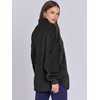 image:imageANRABESS Womens Sweatshirt Sherpa Fuzzy Fleece Zip Up Hoodies Cozy Pullover Soft Sweaters Tops 2026 Fall Trendy ClothesBlack