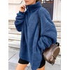 image:imageANRABESS Womens Sweatshirt Sherpa Fuzzy Fleece Zip Up Hoodies Cozy Pullover Soft Sweaters Tops 2026 Fall Trendy ClothesDeep Blue