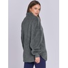 image:imageANRABESS Womens Sweatshirt Sherpa Fuzzy Fleece Zip Up Hoodies Cozy Pullover Soft Sweaters Tops 2026 Fall Trendy ClothesDeep Grey