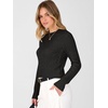 image:imageANRABESS Cable Knit Cropped Sweaters for Women  Crewneck Long Sleeve Fitted Pullover Tops Basic Soft Cozy Warm Fall Winter Layer Casual Going Out Business amp Daily WearBlack