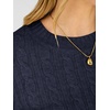 image:imageANRABESS Cable Knit Cropped Sweaters for Women  Crewneck Long Sleeve Fitted Pullover Tops Basic Soft Cozy Warm Fall Winter Layer Casual Going Out Business amp Daily WearNavy Blue