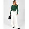 image:imageANRABESS Cable Knit Cropped Sweaters for Women  Crewneck Long Sleeve Fitted Pullover Tops Basic Soft Cozy Warm Fall Winter Layer Casual Going Out Business amp Daily WearForest Green
