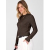 image:imageANRABESS Cable Knit Cropped Sweaters for Women  Crewneck Long Sleeve Fitted Pullover Tops Basic Soft Cozy Warm Fall Winter Layer Casual Going Out Business amp Daily WearBrown