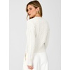image:imageANRABESS Cable Knit Cropped Sweaters for Women  Crewneck Long Sleeve Fitted Pullover Tops Basic Soft Cozy Warm Fall Winter Layer Casual Going Out Business amp Daily WearWhite