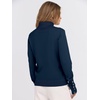 image:imageANRABESS Turtleneck Sweaters for Women Long Sleeve Tops  2026 Fall Winter Fashion Clothes Office Work Daily Wear Dressy Casual Outfits Soft Knitted Ribbed ButtonCuff Pullover TopNavy Blue
