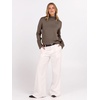 image:imageANRABESS Turtleneck Sweaters for Women Long Sleeve Tops  2026 Fall Winter Fashion Clothes Office Work Daily Wear Dressy Casual Outfits Soft Knitted Ribbed ButtonCuff Pullover TopNutmeg