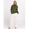 image:imageANRABESS Turtleneck Sweaters for Women Long Sleeve Tops  2026 Fall Winter Fashion Clothes Office Work Daily Wear Dressy Casual Outfits Soft Knitted Ribbed ButtonCuff Pullover TopArmy Green