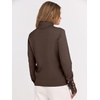 image:imageANRABESS Turtleneck Sweaters for Women Long Sleeve Tops  2026 Fall Winter Fashion Clothes Office Work Daily Wear Dressy Casual Outfits Soft Knitted Ribbed ButtonCuff Pullover TopChocola