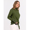 image:imageANRABESS Turtleneck Sweaters for Women Long Sleeve Tops  2026 Fall Winter Fashion Clothes Office Work Daily Wear Dressy Casual Outfits Soft Knitted Ribbed ButtonCuff Pullover TopArmy Green