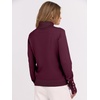 image:imageANRABESS Turtleneck Sweaters for Women Long Sleeve Tops  2026 Fall Winter Fashion Clothes Office Work Daily Wear Dressy Casual Outfits Soft Knitted Ribbed ButtonCuff Pullover TopWine Red