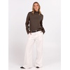image:imageANRABESS Turtleneck Sweaters for Women Long Sleeve Tops  2026 Fall Winter Fashion Clothes Office Work Daily Wear Dressy Casual Outfits Soft Knitted Ribbed ButtonCuff Pullover TopChocola