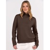 image:imageANRABESS Turtleneck Sweaters for Women Long Sleeve Tops  2026 Fall Winter Fashion Clothes Office Work Daily Wear Dressy Casual Outfits Soft Knitted Ribbed ButtonCuff Pullover TopChocola