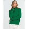 image:imageANRABESS Turtleneck Sweaters for Women Long Sleeve Tops  2026 Fall Winter Fashion Clothes Office Work Daily Wear Dressy Casual Outfits Soft Knitted Ribbed ButtonCuff Pullover TopGreen