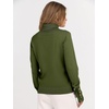 image:imageANRABESS Turtleneck Sweaters for Women Long Sleeve Tops  2026 Fall Winter Fashion Clothes Office Work Daily Wear Dressy Casual Outfits Soft Knitted Ribbed ButtonCuff Pullover TopArmy Green