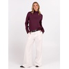 image:imageANRABESS Turtleneck Sweaters for Women Long Sleeve Tops  2026 Fall Winter Fashion Clothes Office Work Daily Wear Dressy Casual Outfits Soft Knitted Ribbed ButtonCuff Pullover TopWine Red