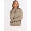 image:imageANRABESS Turtleneck Sweaters for Women Long Sleeve Tops  2026 Fall Winter Fashion Clothes Office Work Daily Wear Dressy Casual Outfits Soft Knitted Ribbed ButtonCuff Pullover TopBright Tan