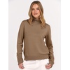 image:imageANRABESS Turtleneck Sweaters for Women Long Sleeve Tops  2026 Fall Winter Fashion Clothes Office Work Daily Wear Dressy Casual Outfits Soft Knitted Ribbed ButtonCuff Pullover TopLight Camel
