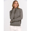image:imageANRABESS Turtleneck Sweaters for Women Long Sleeve Tops  2026 Fall Winter Fashion Clothes Office Work Daily Wear Dressy Casual Outfits Soft Knitted Ribbed ButtonCuff Pullover TopGrey Khaki