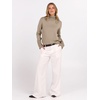 image:imageANRABESS Turtleneck Sweaters for Women Long Sleeve Tops  2026 Fall Winter Fashion Clothes Office Work Daily Wear Dressy Casual Outfits Soft Knitted Ribbed ButtonCuff Pullover TopBright Tan