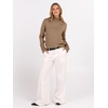 image:imageANRABESS Turtleneck Sweaters for Women Long Sleeve Tops  2026 Fall Winter Fashion Clothes Office Work Daily Wear Dressy Casual Outfits Soft Knitted Ribbed ButtonCuff Pullover TopLight Camel