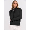 image:imageANRABESS Turtleneck Sweaters for Women Long Sleeve Tops  2026 Fall Winter Fashion Clothes Office Work Daily Wear Dressy Casual Outfits Soft Knitted Ribbed ButtonCuff Pullover TopBlack