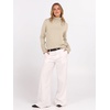 image:imageANRABESS Turtleneck Sweaters for Women Long Sleeve Tops  2026 Fall Winter Fashion Clothes Office Work Daily Wear Dressy Casual Outfits Soft Knitted Ribbed ButtonCuff Pullover TopParchment
