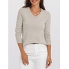 image:imageANRABESS Womens 100 Wool Sweaters V Neck Long Sleeve Work Business Casual Basic Pullover Sweater Tops 2026 Fall OutfitsApricot