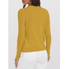 image:imageANRABESS Womens 100 Wool Sweaters V Neck Long Sleeve Work Business Casual Basic Pullover Sweater Tops 2026 Fall OutfitsYellow