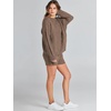 image:imageANRABESS Womens 2 Piece Outfits Sweater Lounge Sets  Cable Knit Oversized Sweaters Shorts Matching Sets Soft Breathable Warm Loungewear 2026 Winter Fashion ClothesBrown