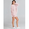 image:imageANRABESS Womens 2 Piece Outfits Sweater Lounge Sets  Cable Knit Oversized Sweaters Shorts Matching Sets Soft Breathable Warm Loungewear 2026 Winter Fashion ClothesPink