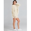 image:imageANRABESS Womens 2 Piece Outfits Sweater Lounge Sets  Cable Knit Oversized Sweaters Shorts Matching Sets Soft Breathable Warm Loungewear 2026 Winter Fashion ClothesBeige
